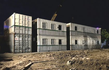 Giao Container Văn Phòng Ban Đêm: Giải Pháp Đảm Bảo Tiến Độ Tuyệt Đối Cho Dự Án